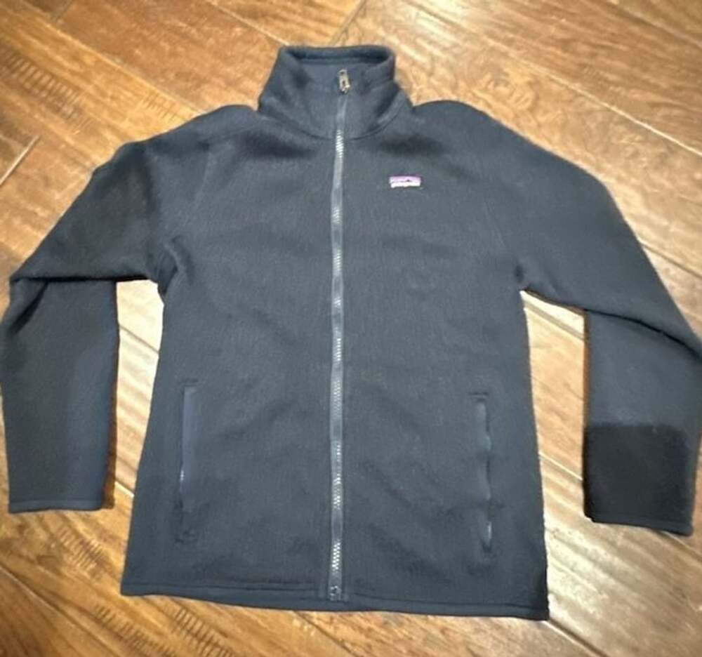 Patagonia Lightweight Better Sweater Kids Jacket Size M (10) Blue Fleece Full-Zi